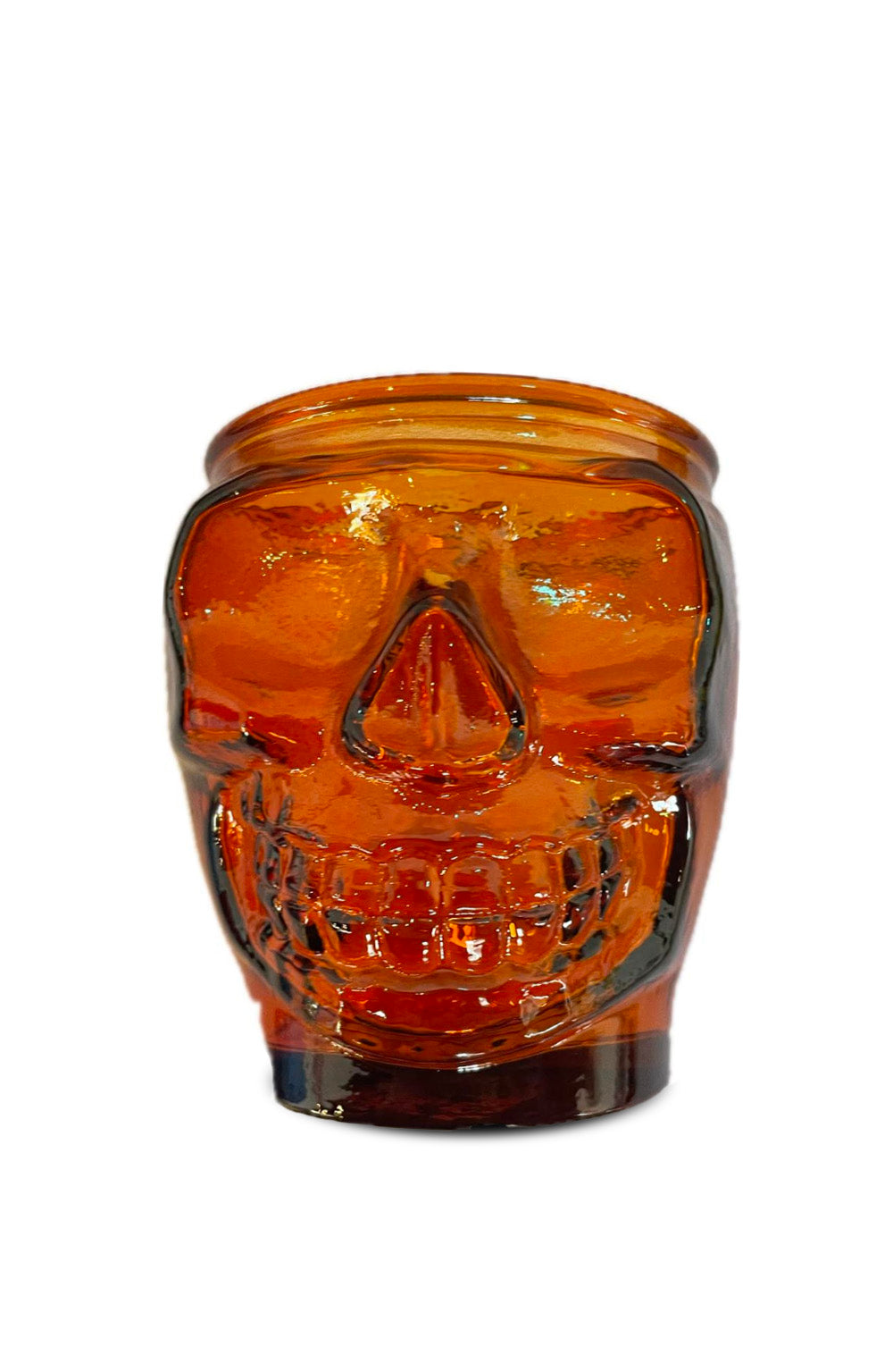 Bicchiere Teschio Arancione