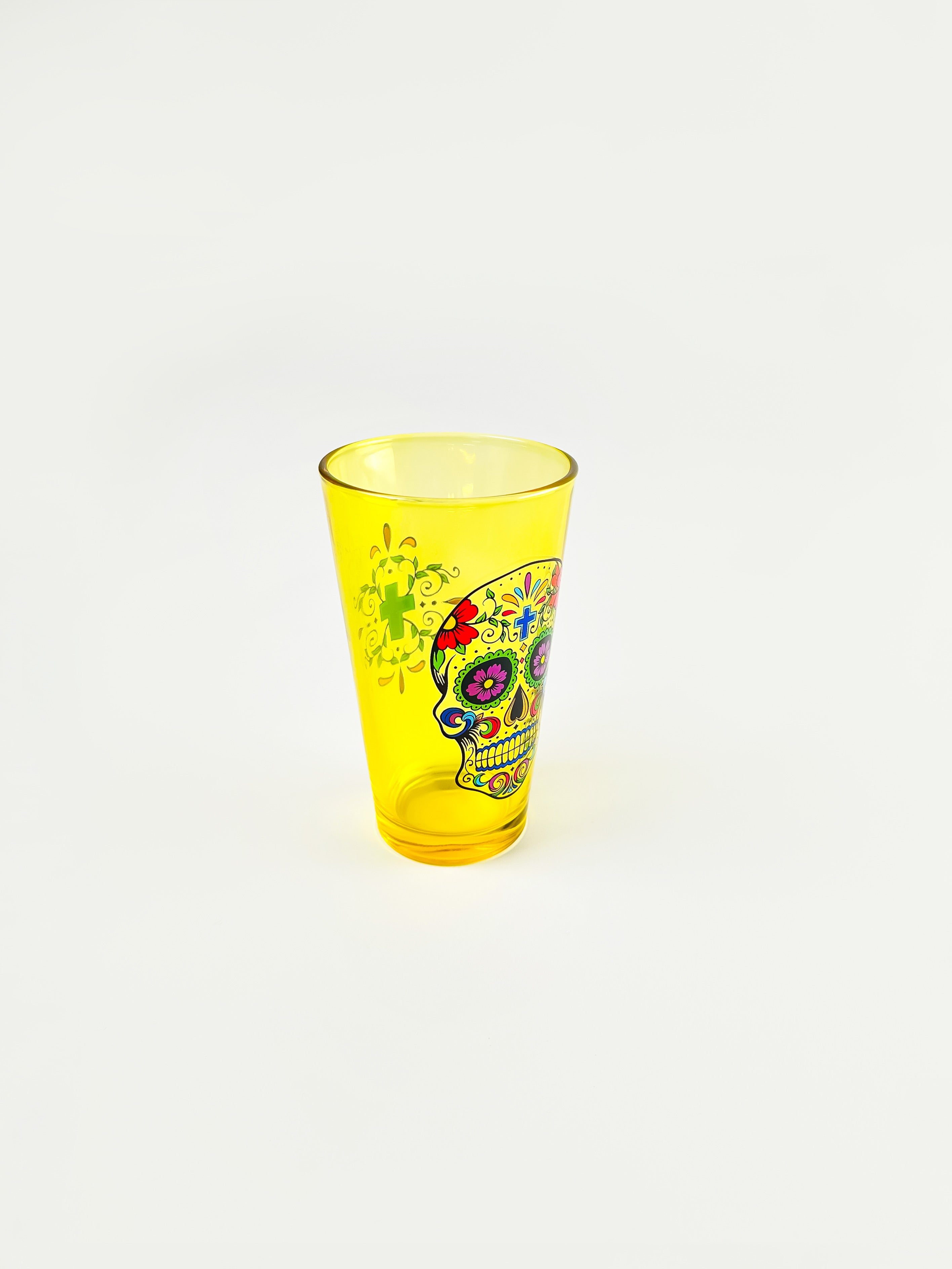 Bicchiere Calavera Yellow