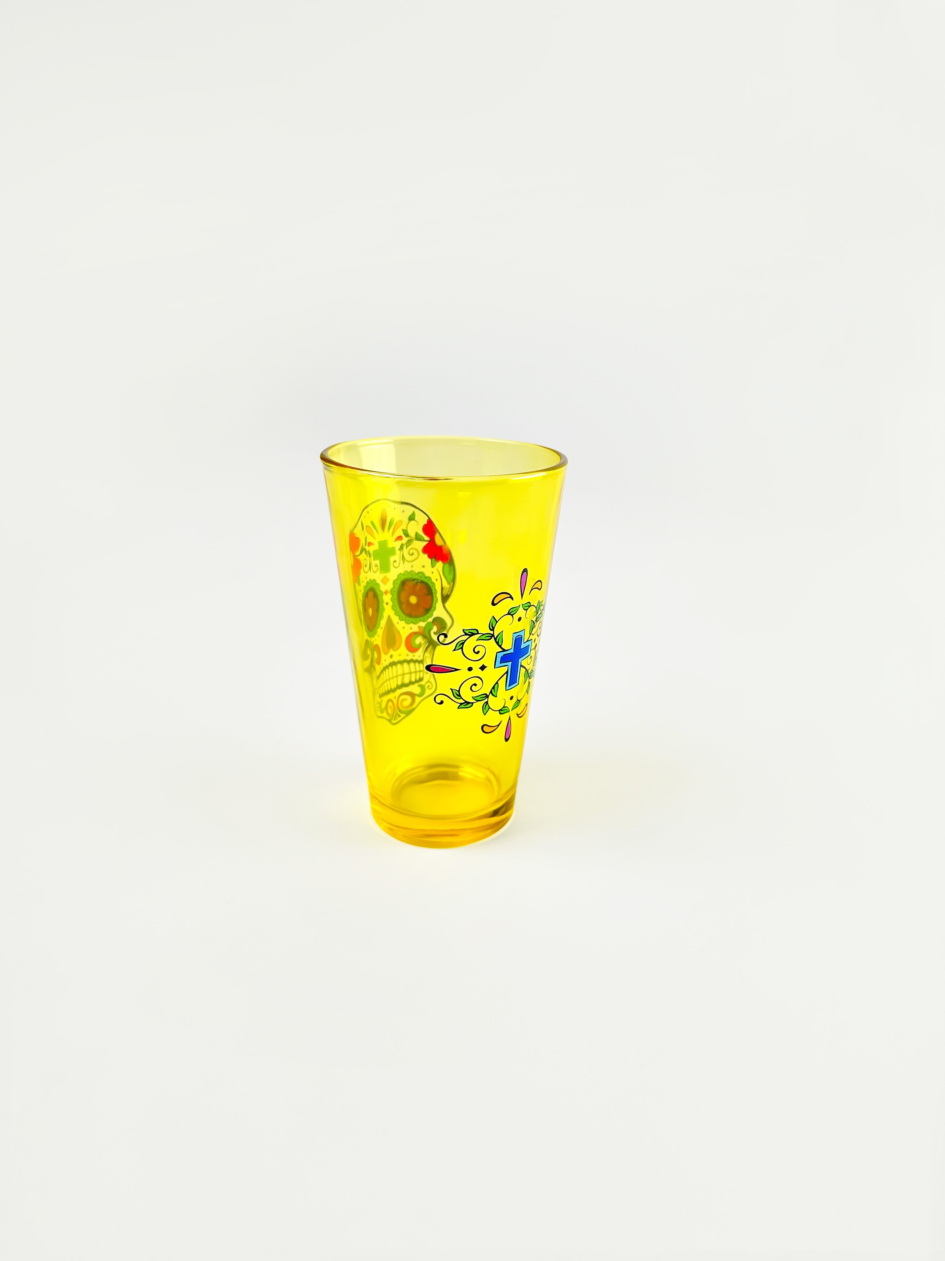 Bicchiere Calavera Yellow