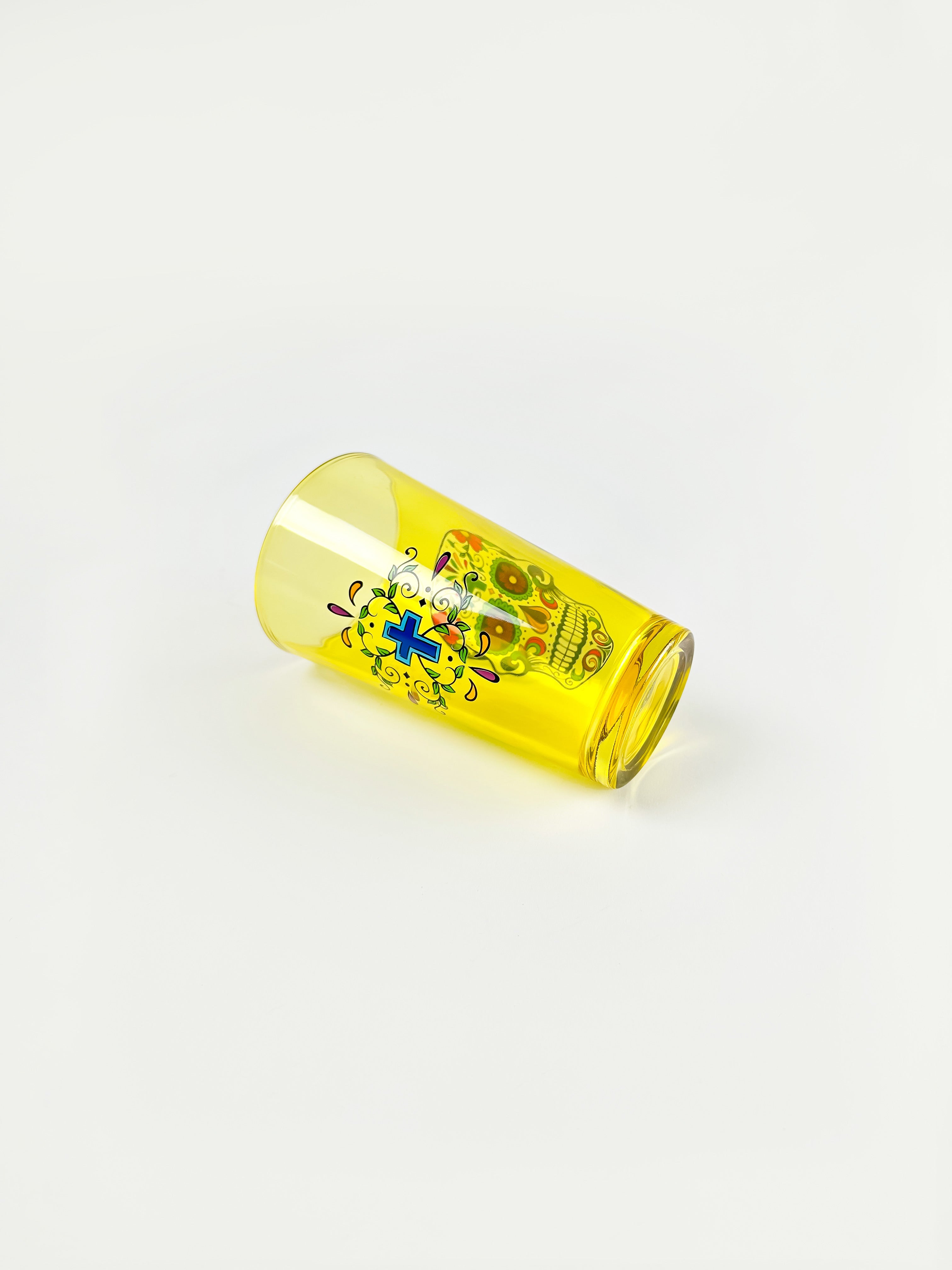 Bicchiere Calavera Yellow