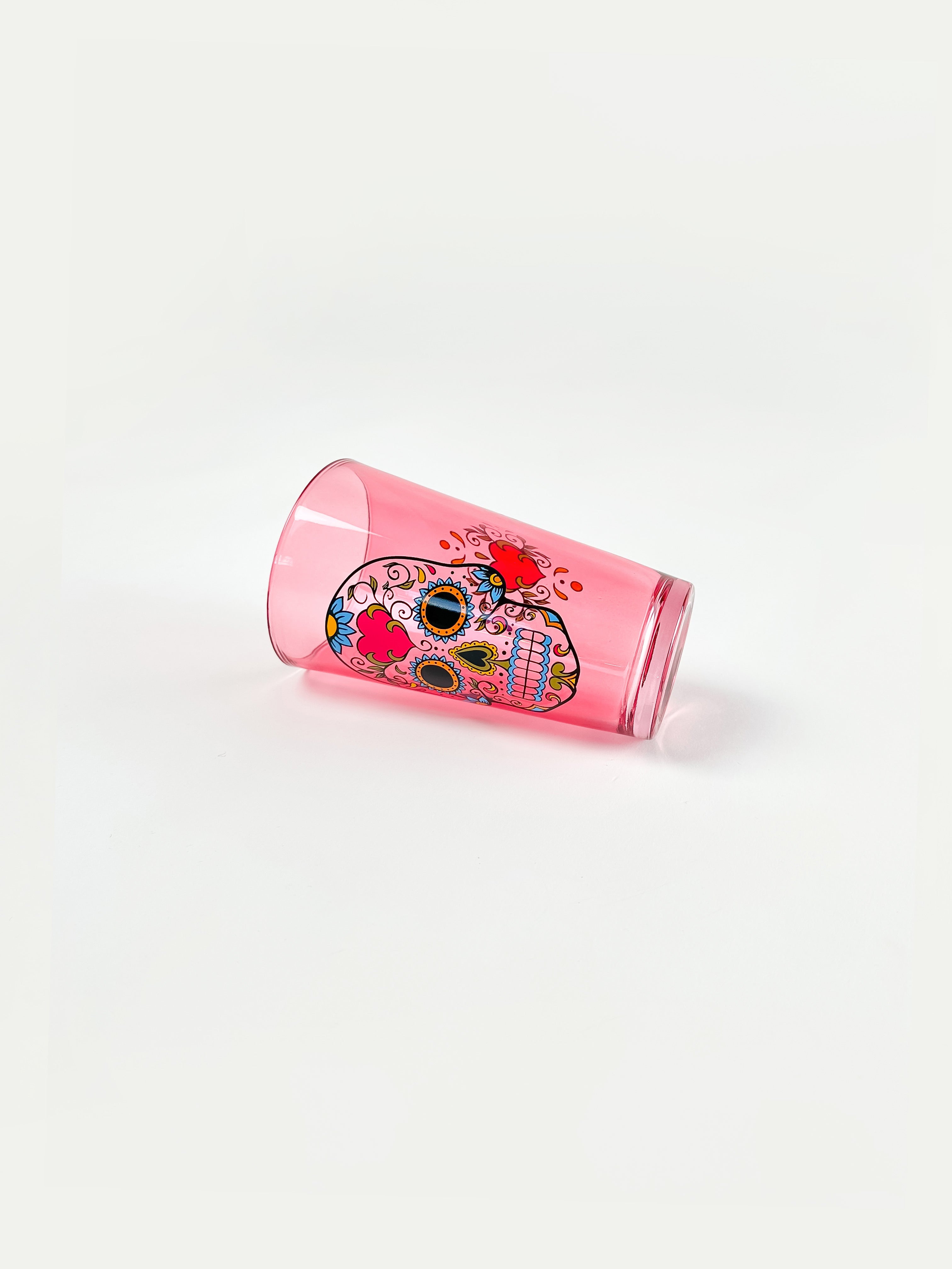 Bicchiere Calavera Pink