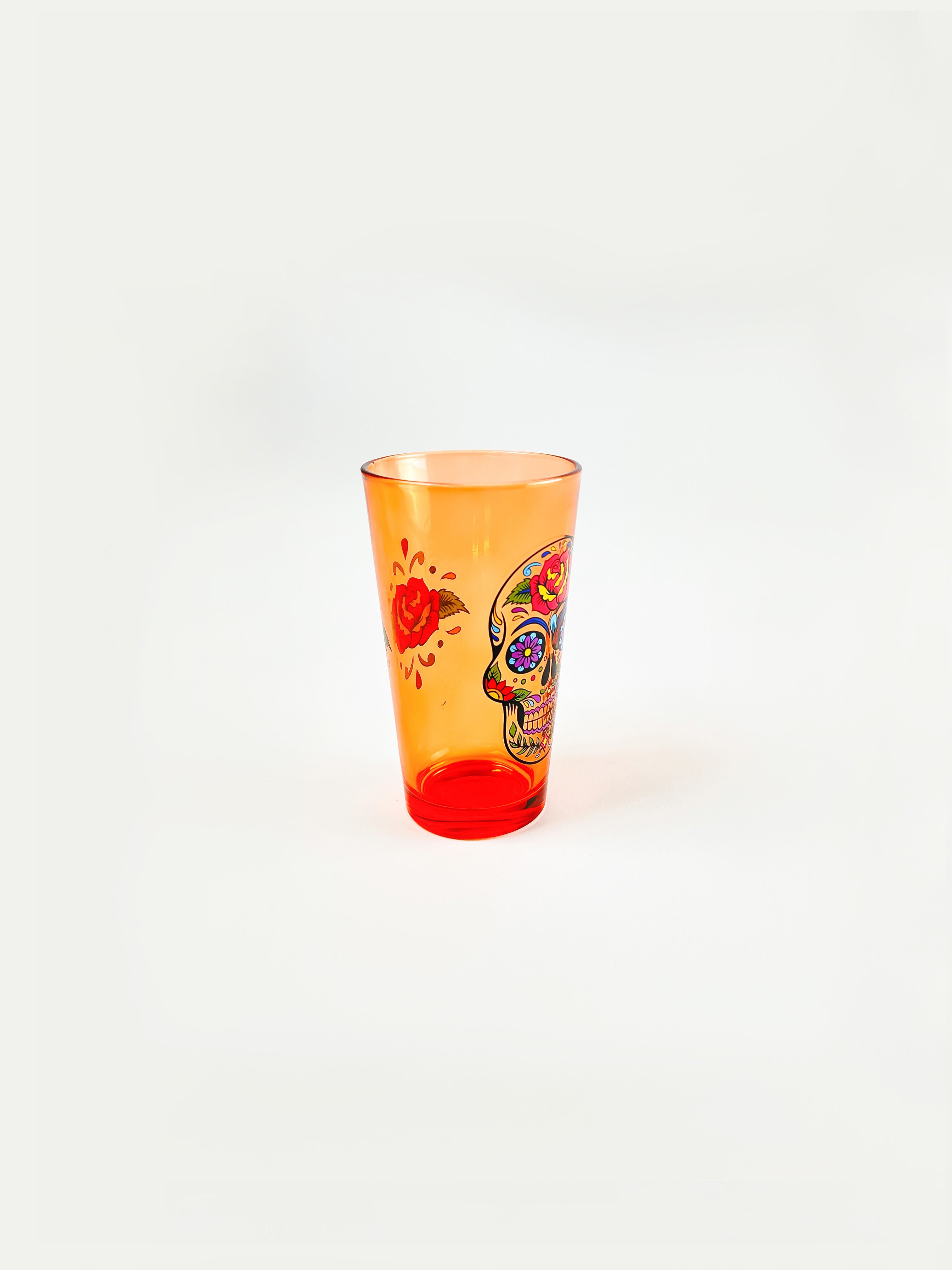 Bicchiere Calavera Orange