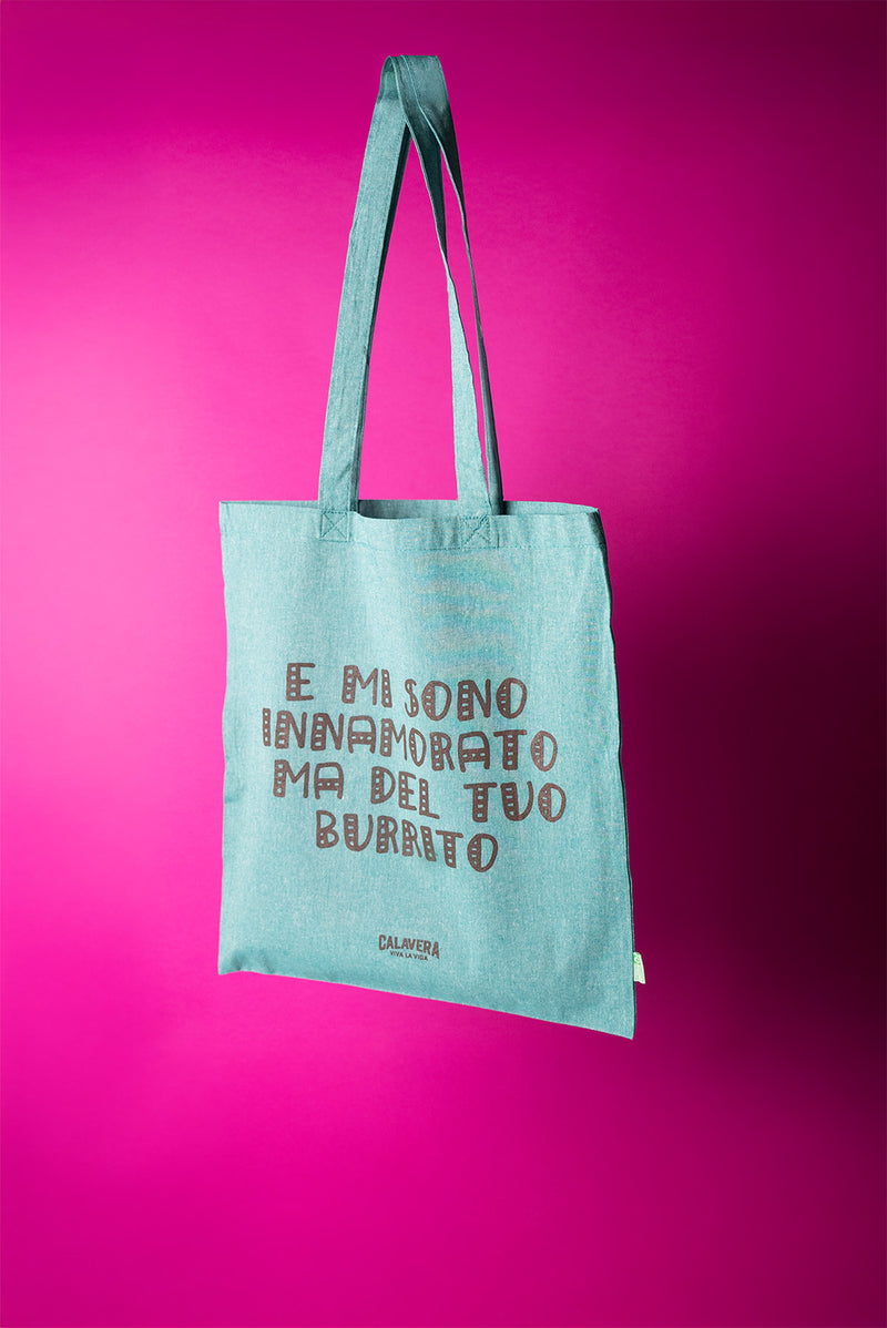 Shopper Burrito in cotone riciclato
