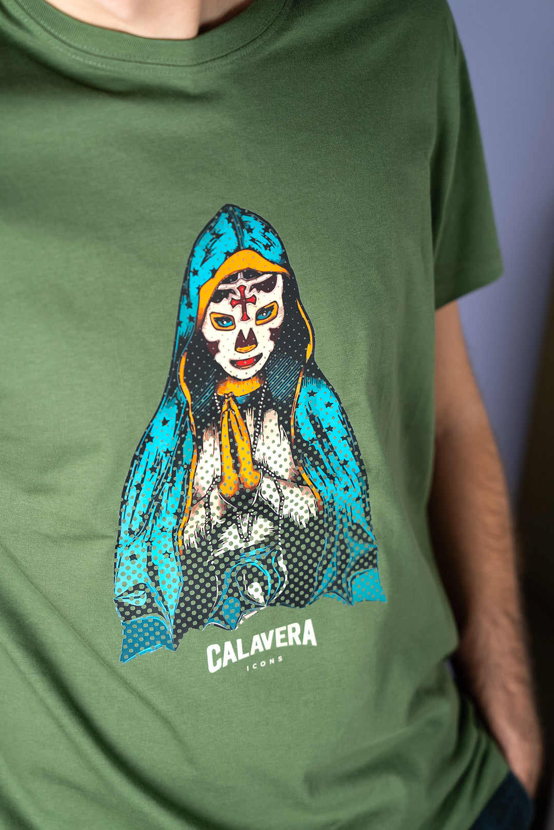 T-shirt Luchador verde